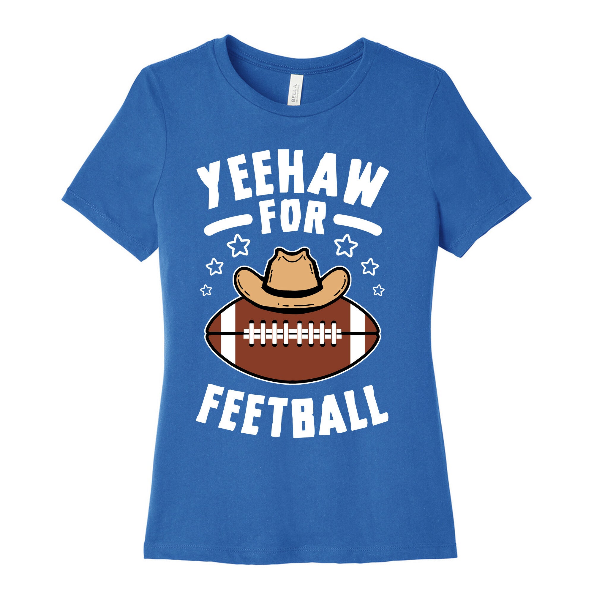Yeehaw For Feetball Women's Cotton Tee