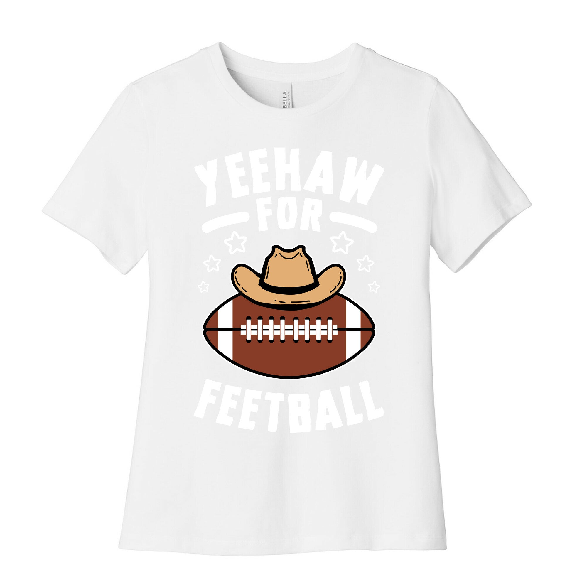 Yeehaw For Feetball Women's Cotton Tee