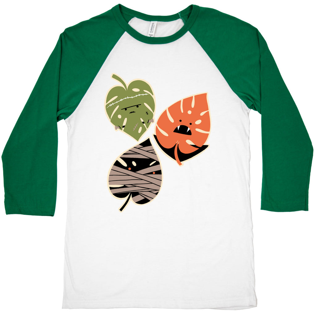 Classic Monstera Monsters Baseball Tee