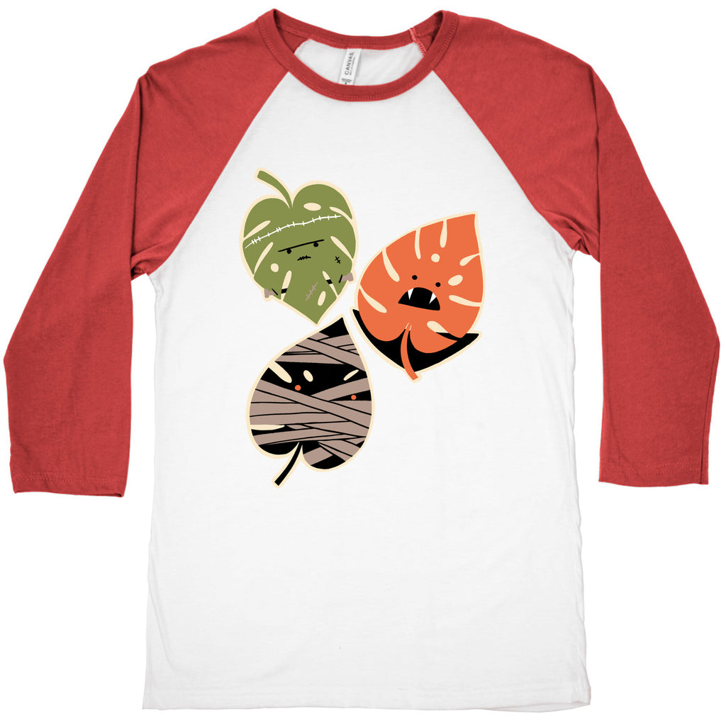 Classic Monstera Monsters Baseball Tee