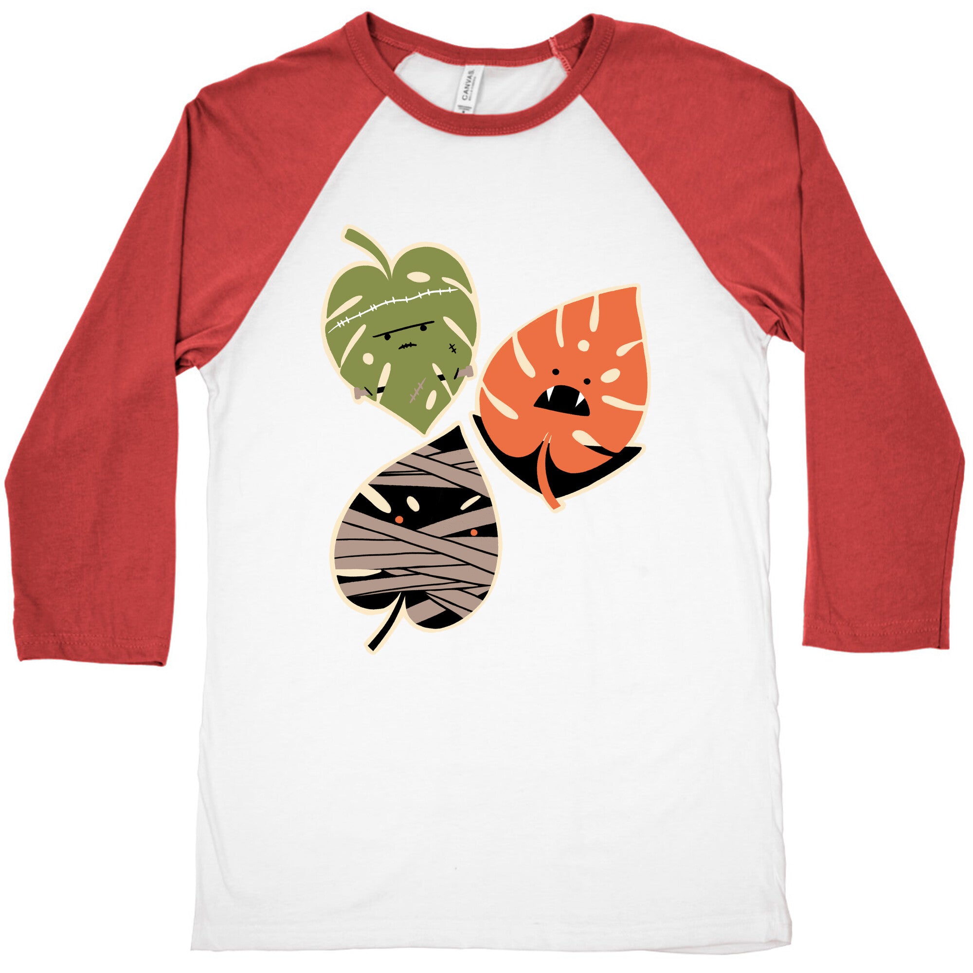 Classic Monstera Monsters Baseball Tee