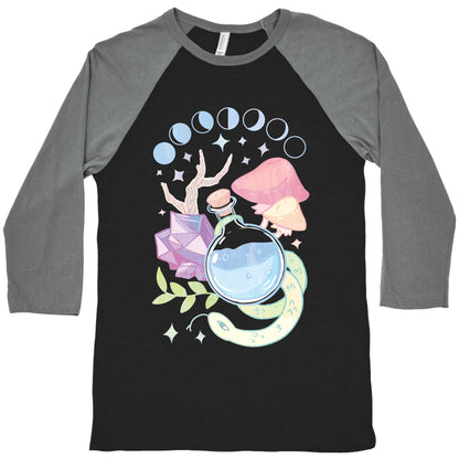 Witchy Pastel Things Baseball Tee