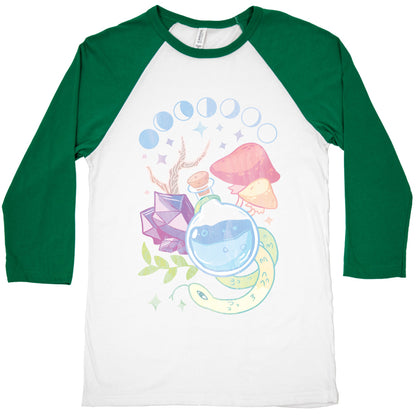 Witchy Pastel Things Baseball Tee