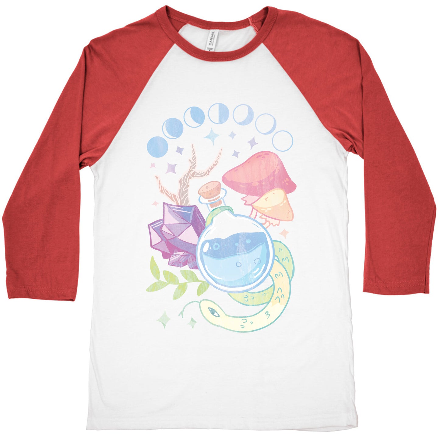 Witchy Pastel Things Baseball Tee