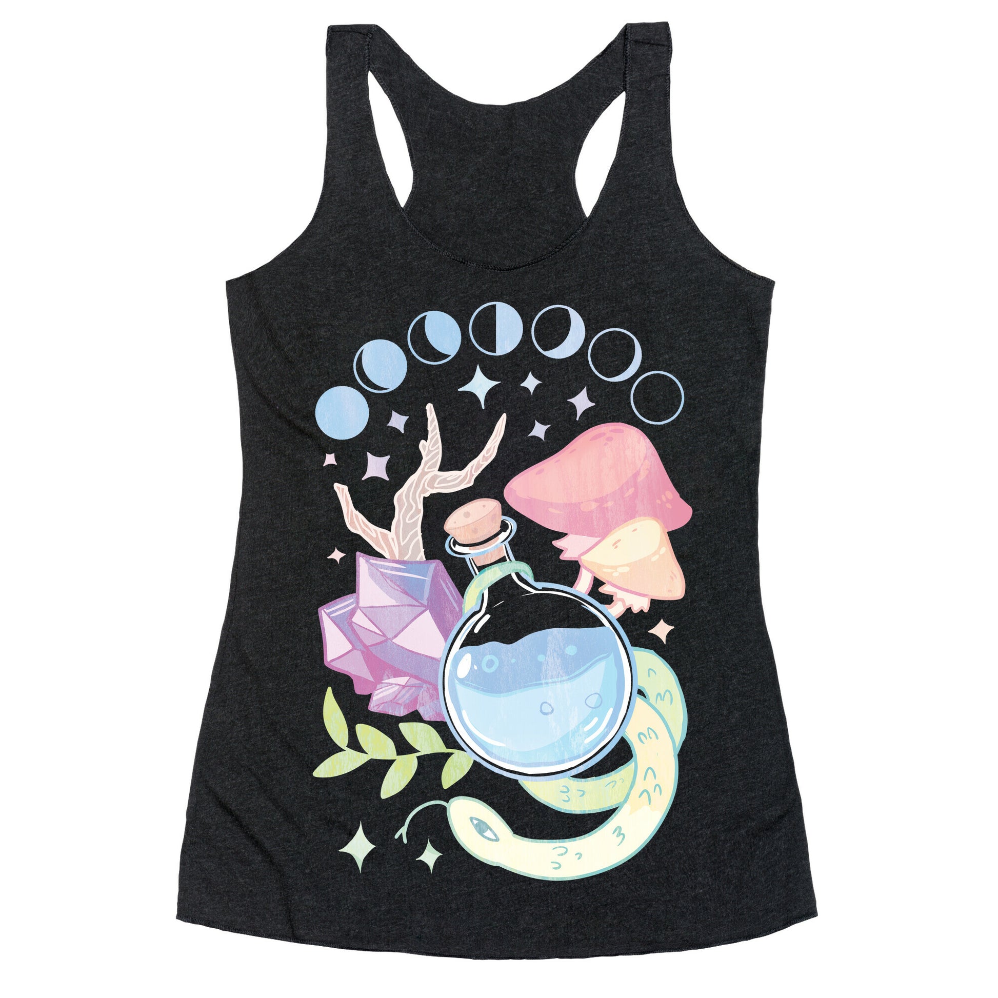 Witchy Pastel Things Racerback Tank