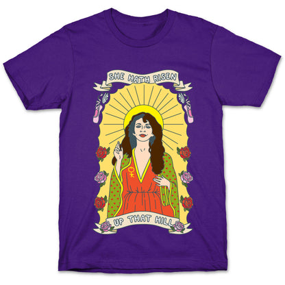 Saint Bush Parody White Print T-Shirt