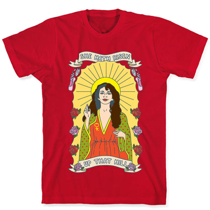 Saint Bush Parody White Print T-Shirt