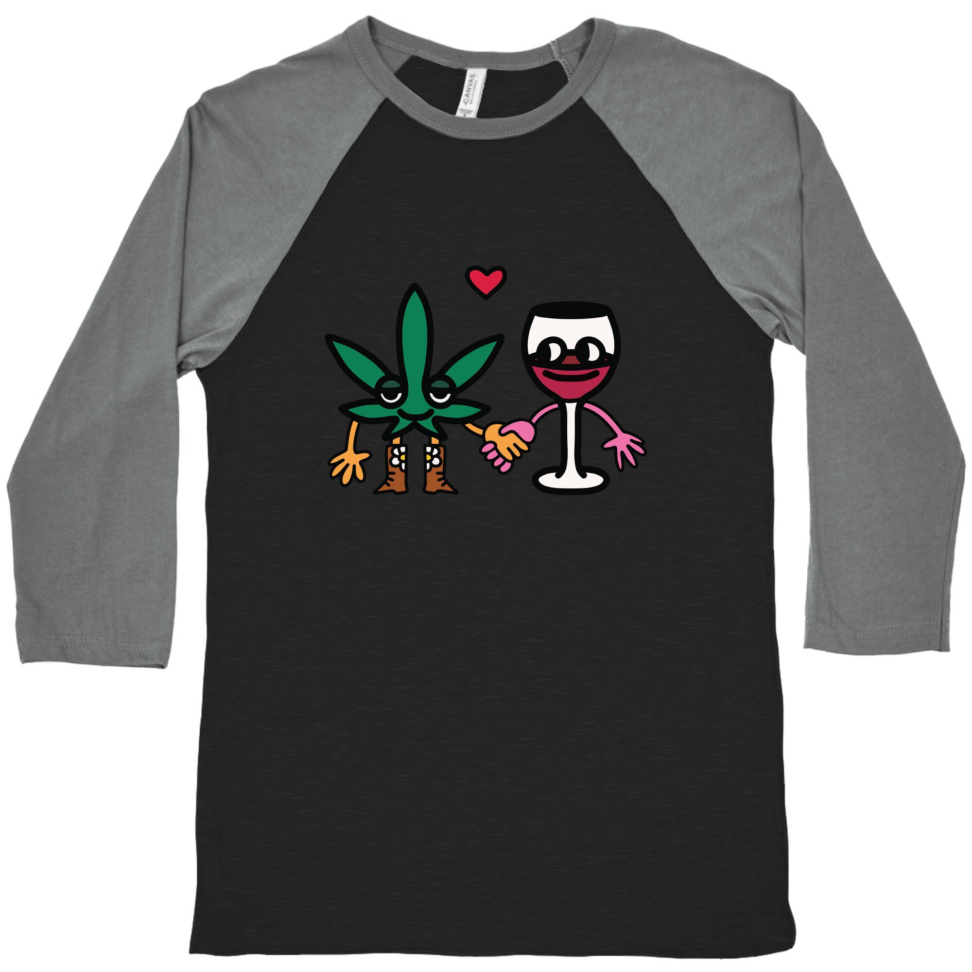 Weed-n-Wine Baseball Tee