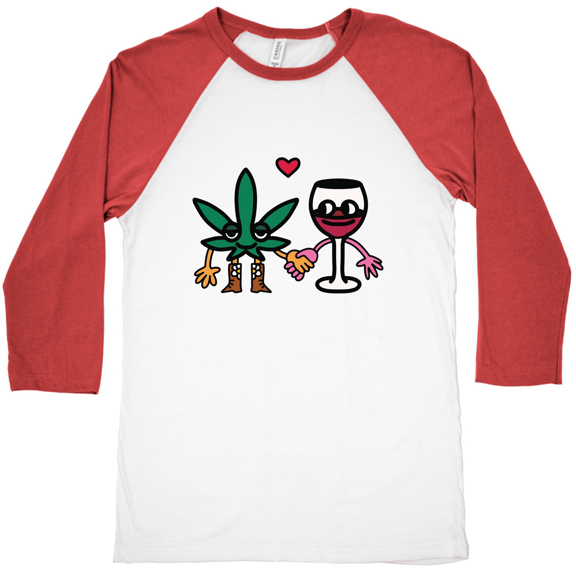 Weed-n-Wine Baseball Tee