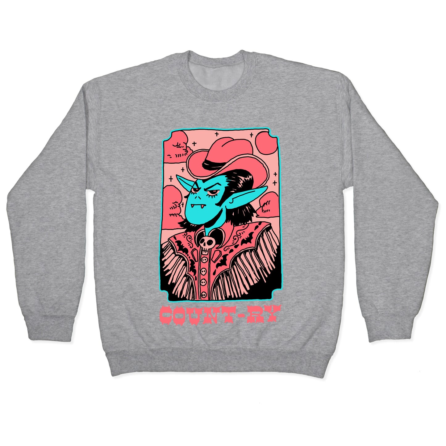 Count-ry Vampire Crewneck Sweatshirt
