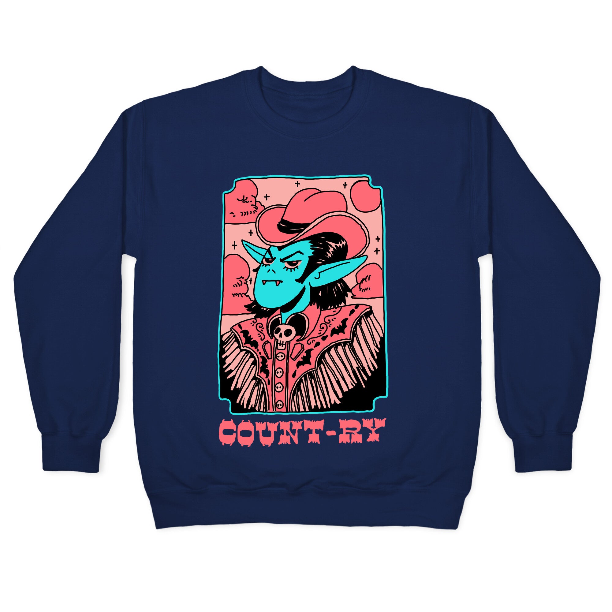 Count-ry Vampire Crewneck Sweatshirt