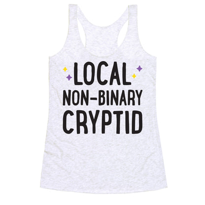 Local Non-binary Cryptid Racerback Tank