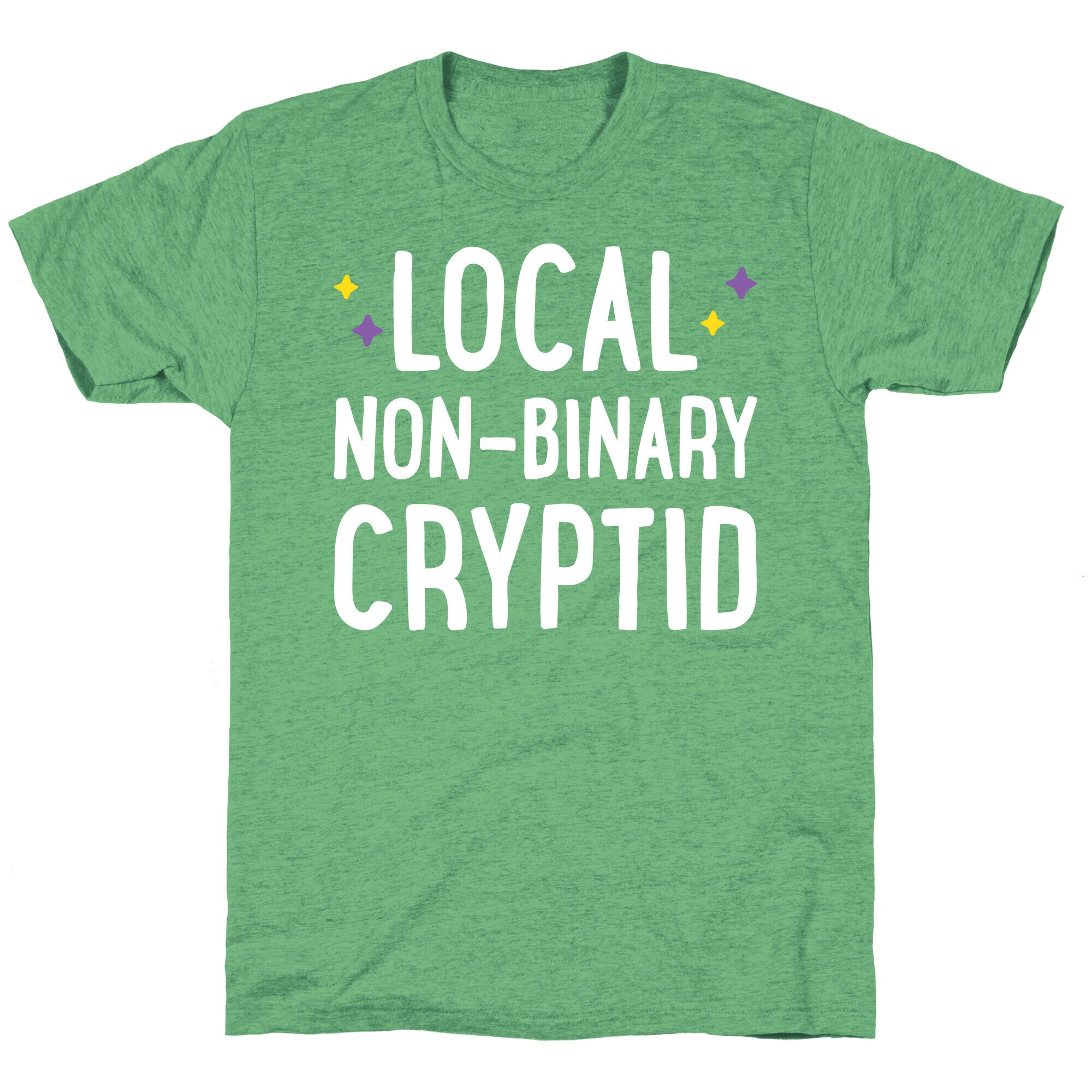 Local Non-binary Cryptid Unisex Triblend Tee