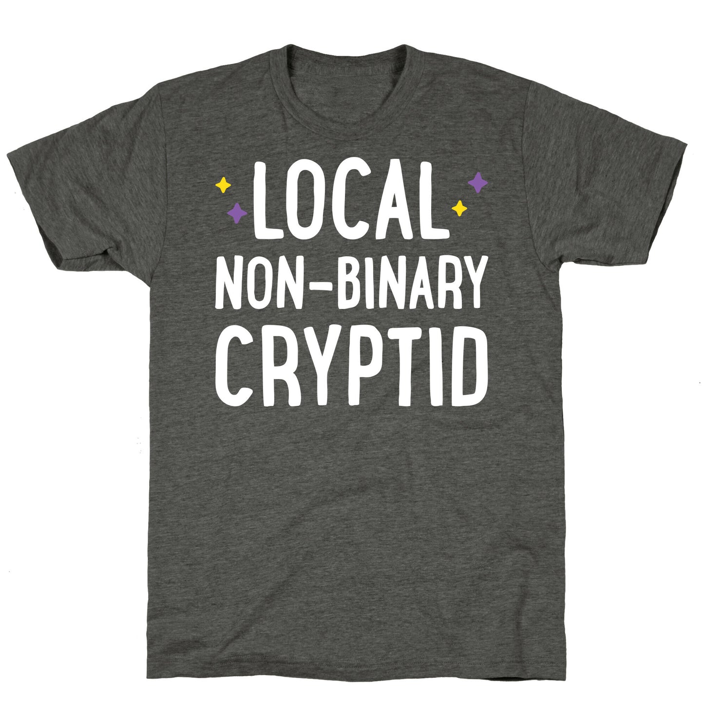 Local Non-binary Cryptid Unisex Triblend Tee