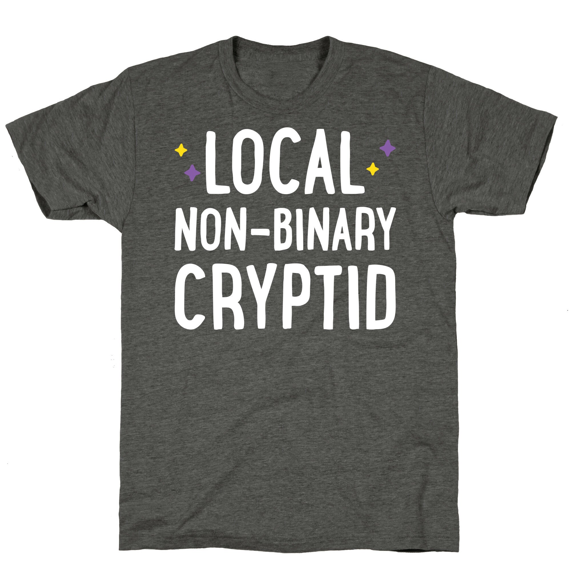 Local Non-binary Cryptid Unisex Triblend Tee