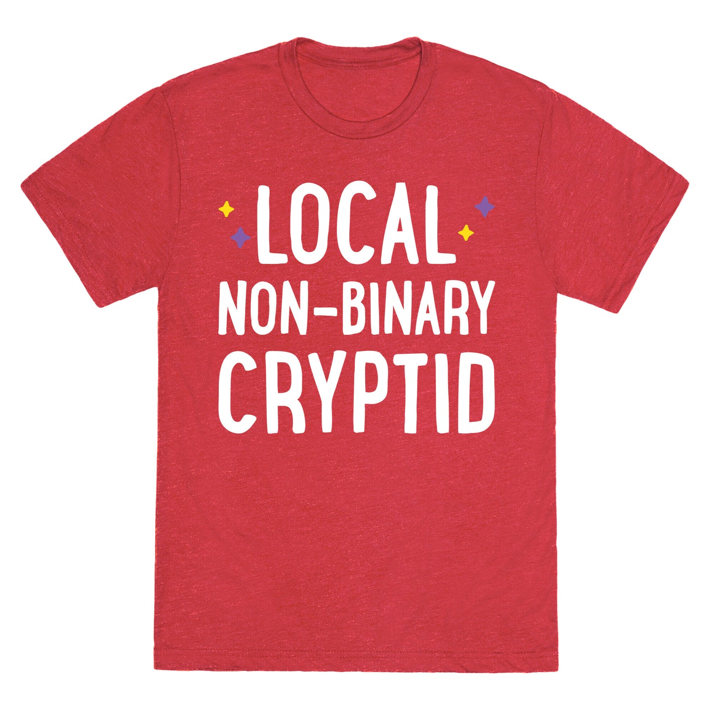 Local Non-binary Cryptid Unisex Triblend Tee