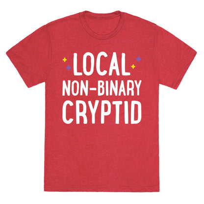 Local Non-binary Cryptid Unisex Triblend Tee