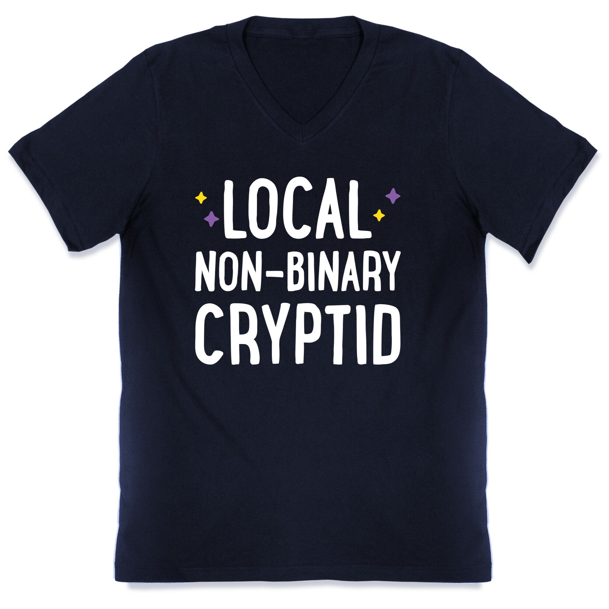 Local Non-binary Cryptid V-Neck
