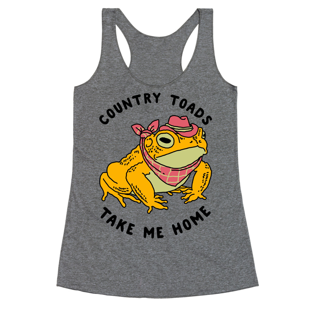 Country Toads Take Me Home Racerback Tank