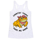 Country Toads Take Me Home Racerback Tank