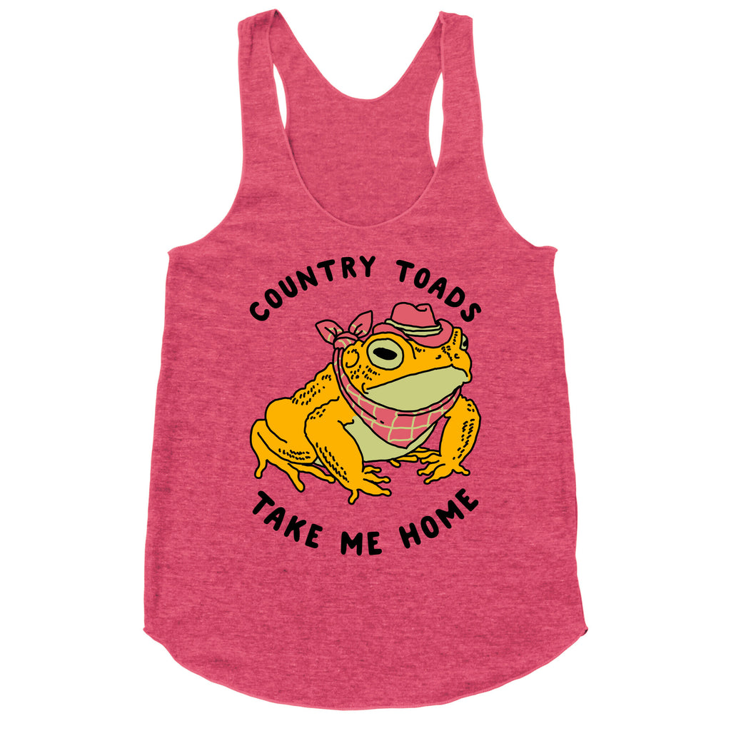 Country Toads Take Me Home Racerback Tank