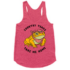 Country Toads Take Me Home Racerback Tank