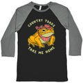 Country Toads Take Me Home Baseball Tee
