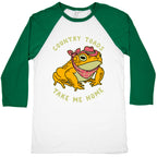 Country Toads Take Me Home Baseball Tee