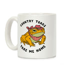 Country Toads Take Me Home Coffee Mug