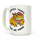 Country Toads Take Me Home Coffee Mug