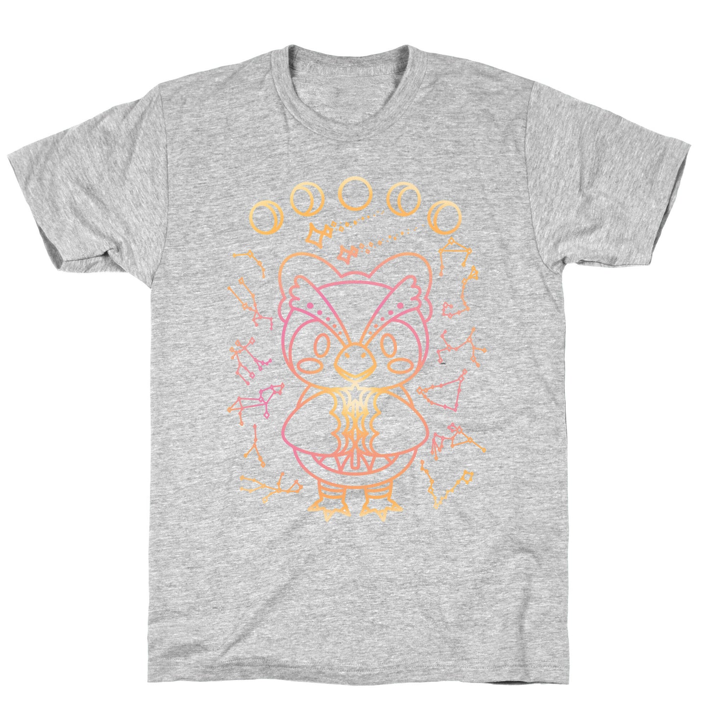 Celestial Astrology Owl T-Shirt