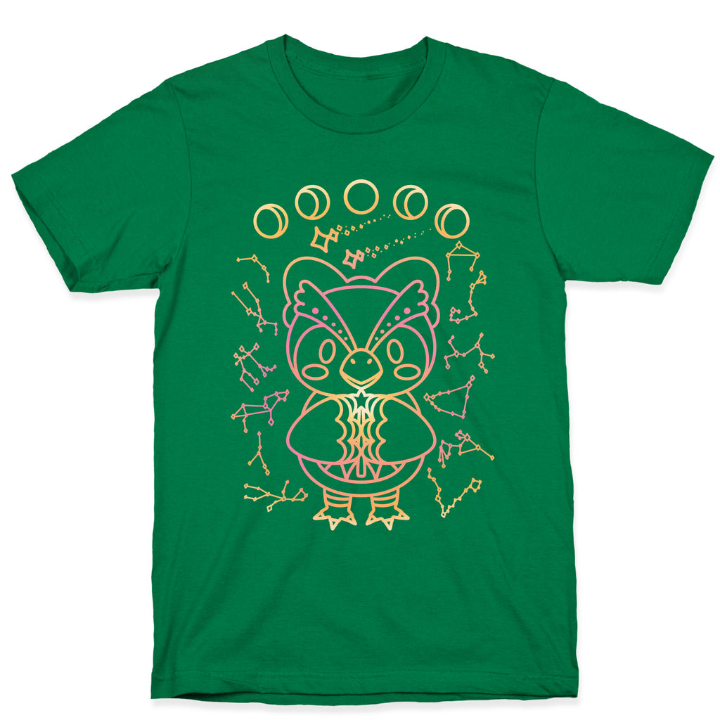 Celestial Astrology Owl T-Shirt