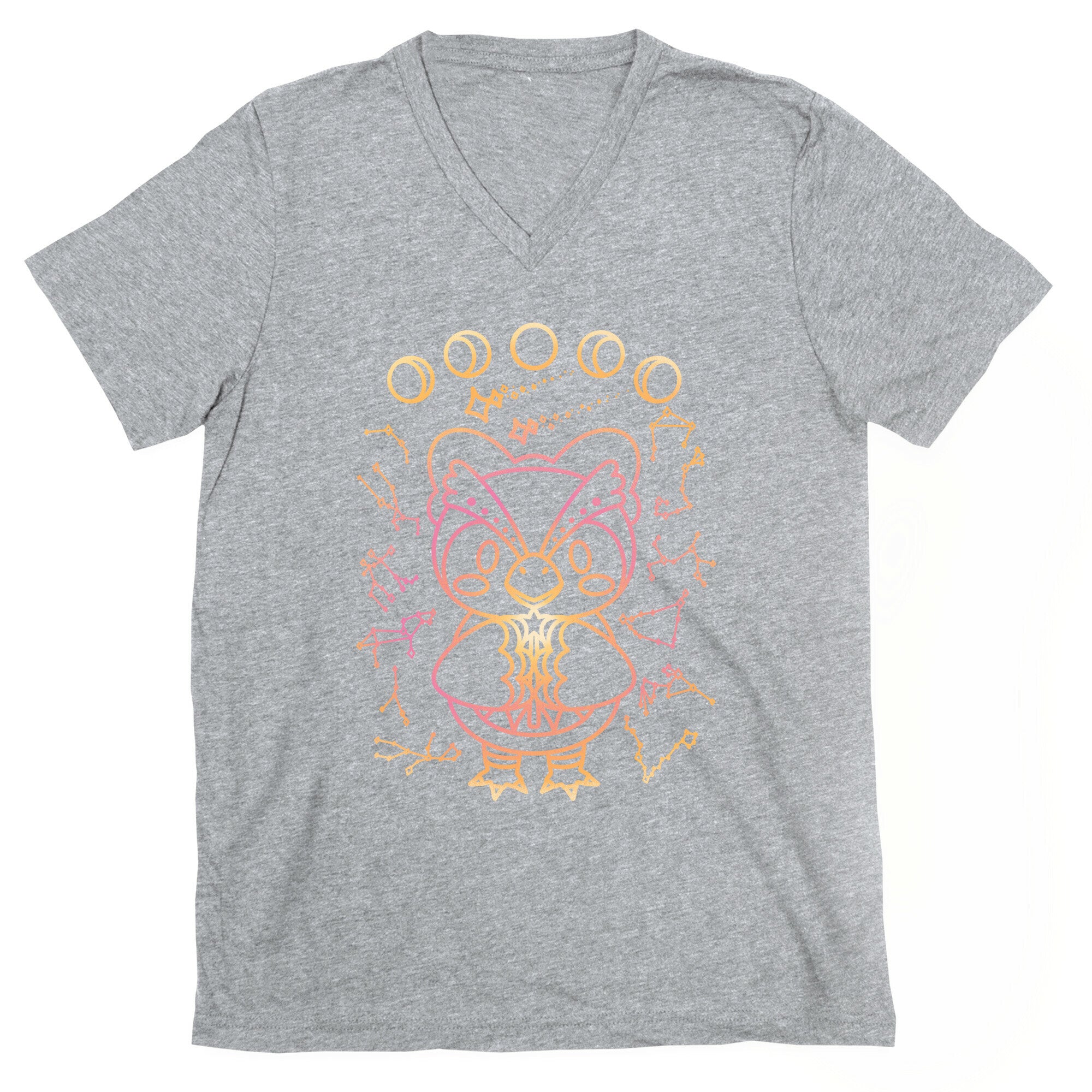 Celestial Astrology Owl V-Neck