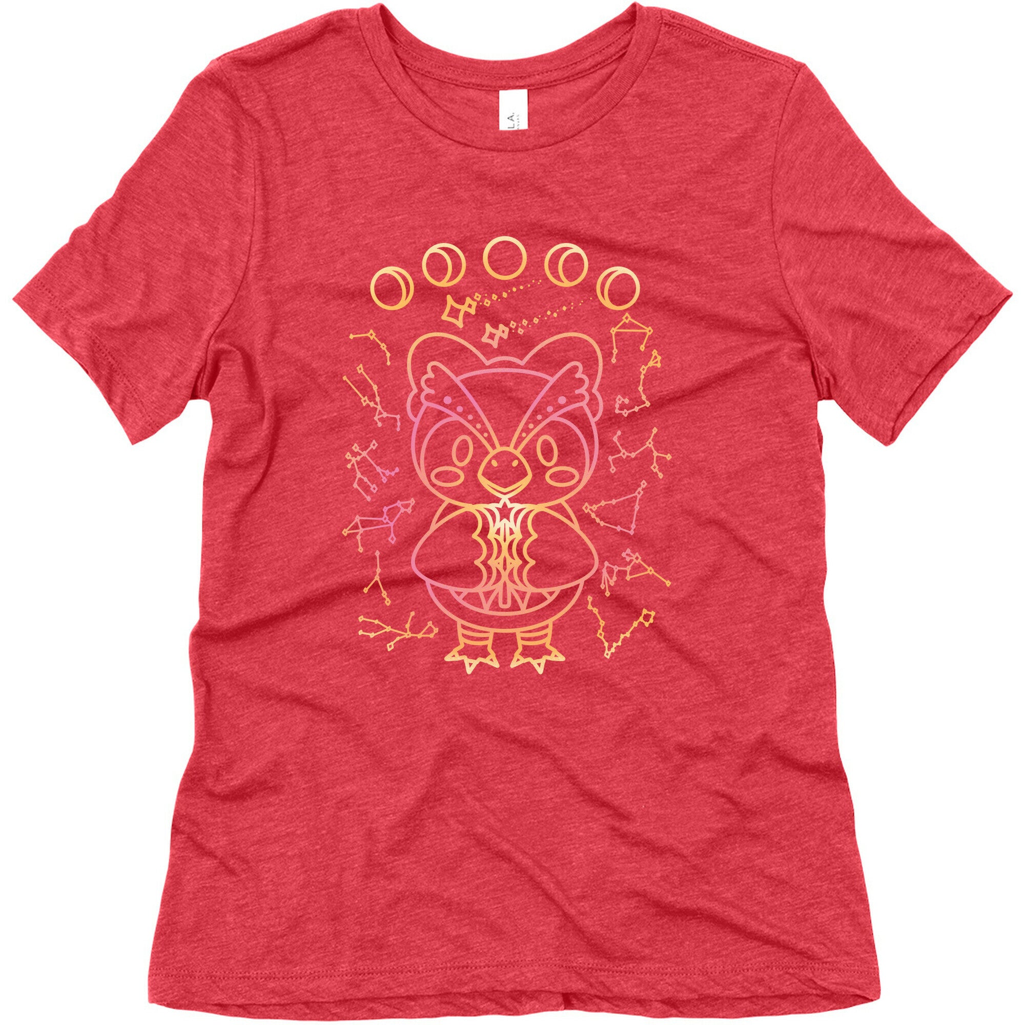 Celestial Astrology Owl Women's Triblend Tee