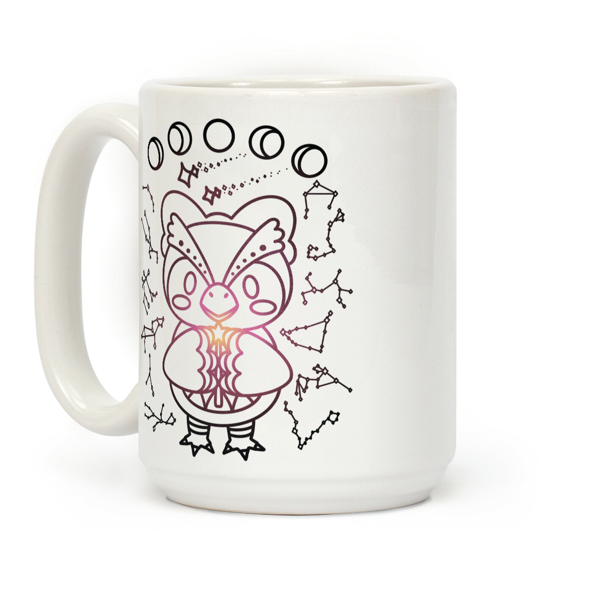 Celestial Astrology Owl Coffee Mug