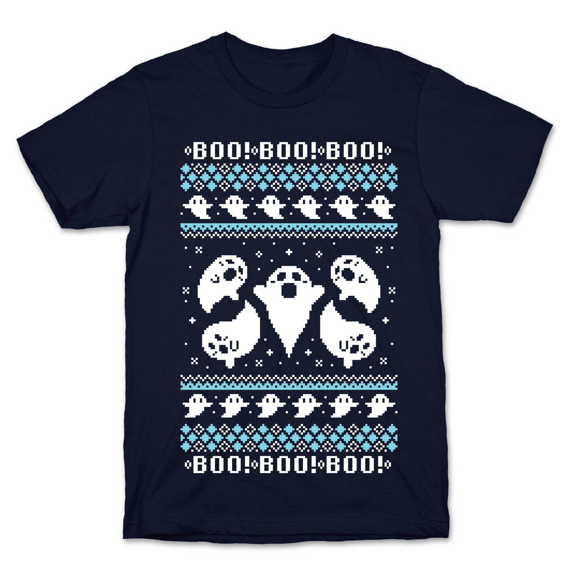 Spooky Ghosts Ugly Sweater T-Shirt