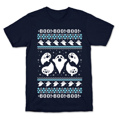 Spooky Ghosts Ugly Sweater T-Shirt