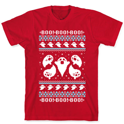 Spooky Ghosts Ugly Sweater T-Shirt