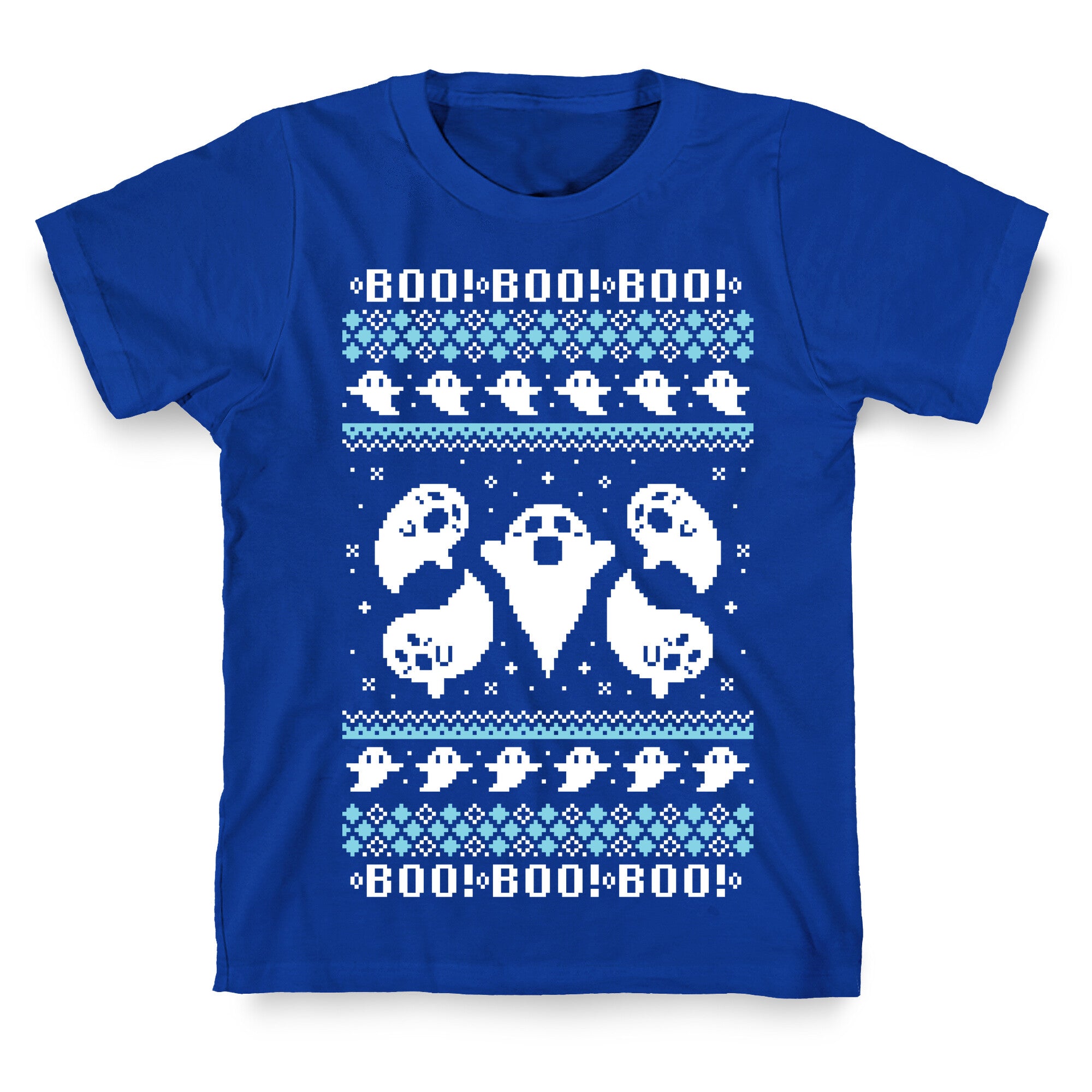 Spooky Ghosts Ugly Sweater T-Shirt