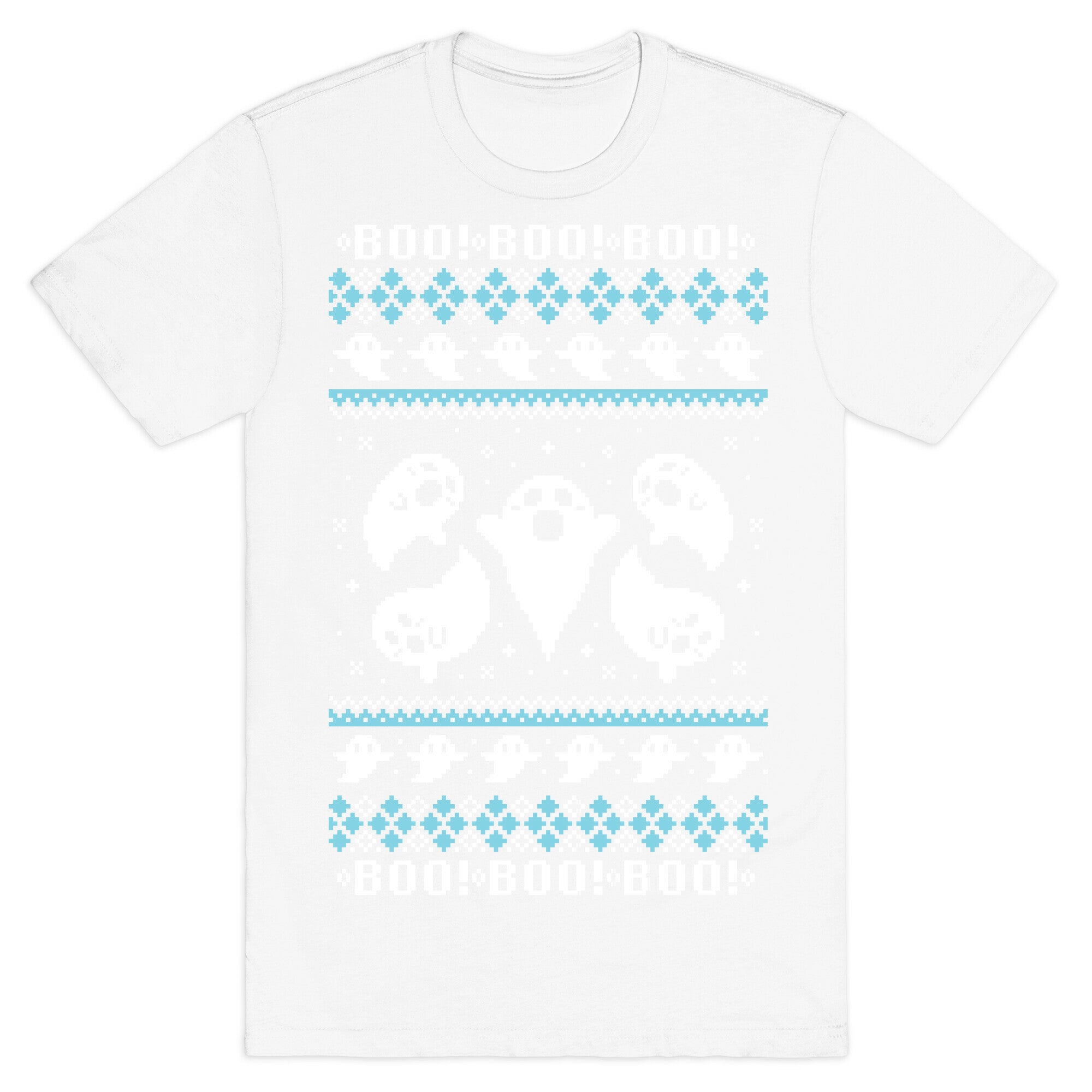 Spooky Ghosts Ugly Sweater T-Shirt