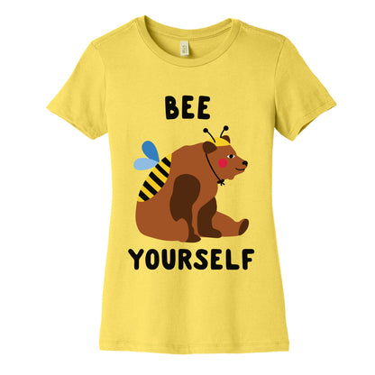 Bee Yourself Bear Women's Cotton Tee