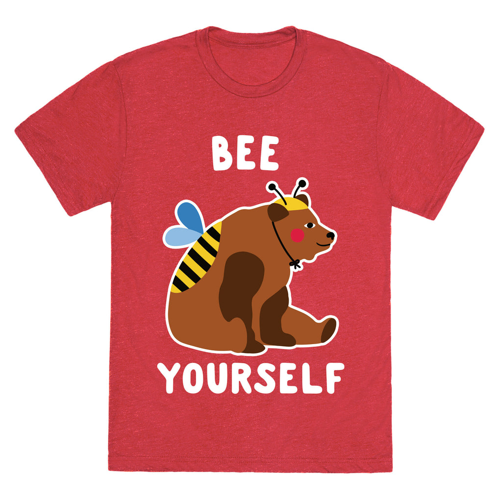 Bee Yourself Bear Unisex Triblend Tee