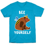Bee Yourself Bear Unisex Triblend Tee