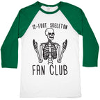 12-Foot Skeleton Fan Club Baseball Tee