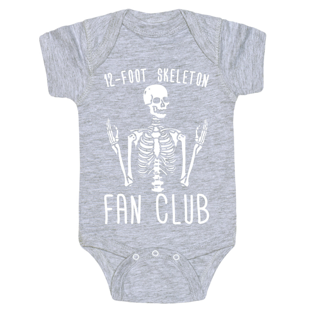 12-Foot Skeleton Fan Club Baby One Piece