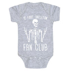 12-Foot Skeleton Fan Club Baby One Piece
