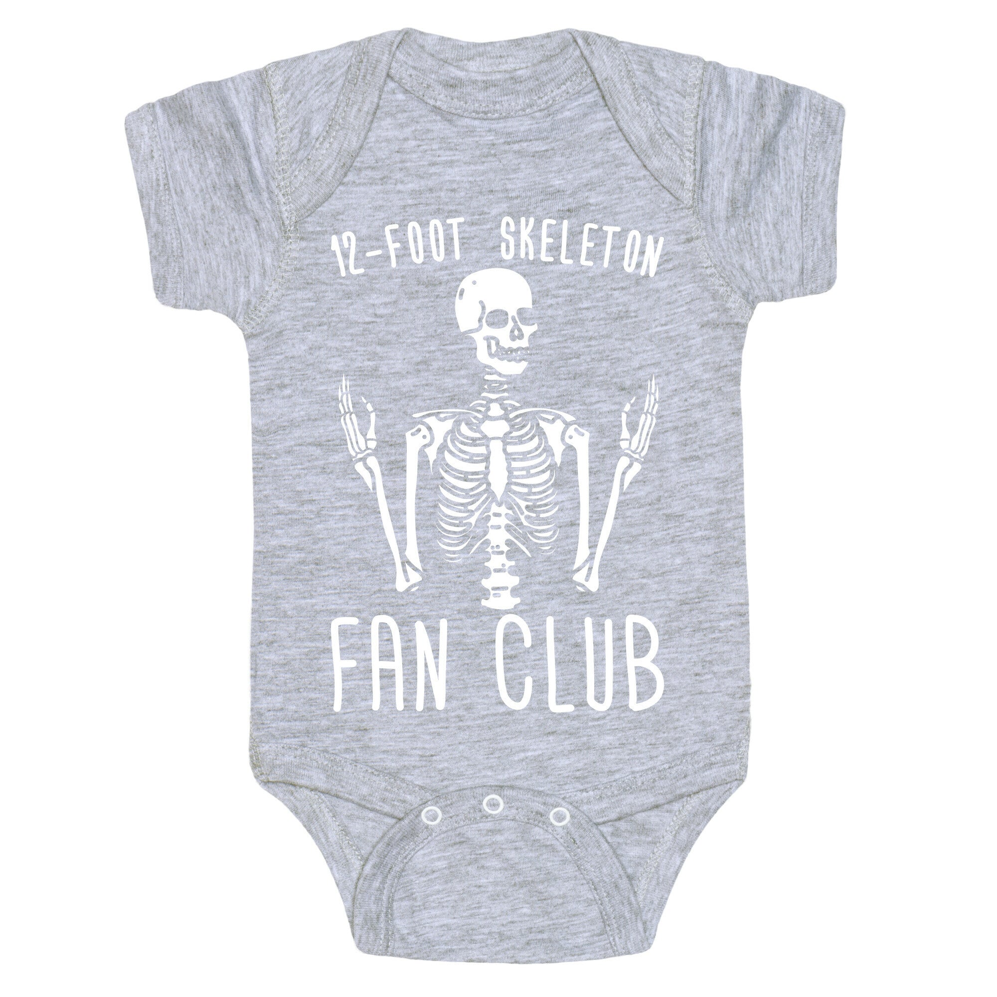 12-Foot Skeleton Fan Club Baby One Piece