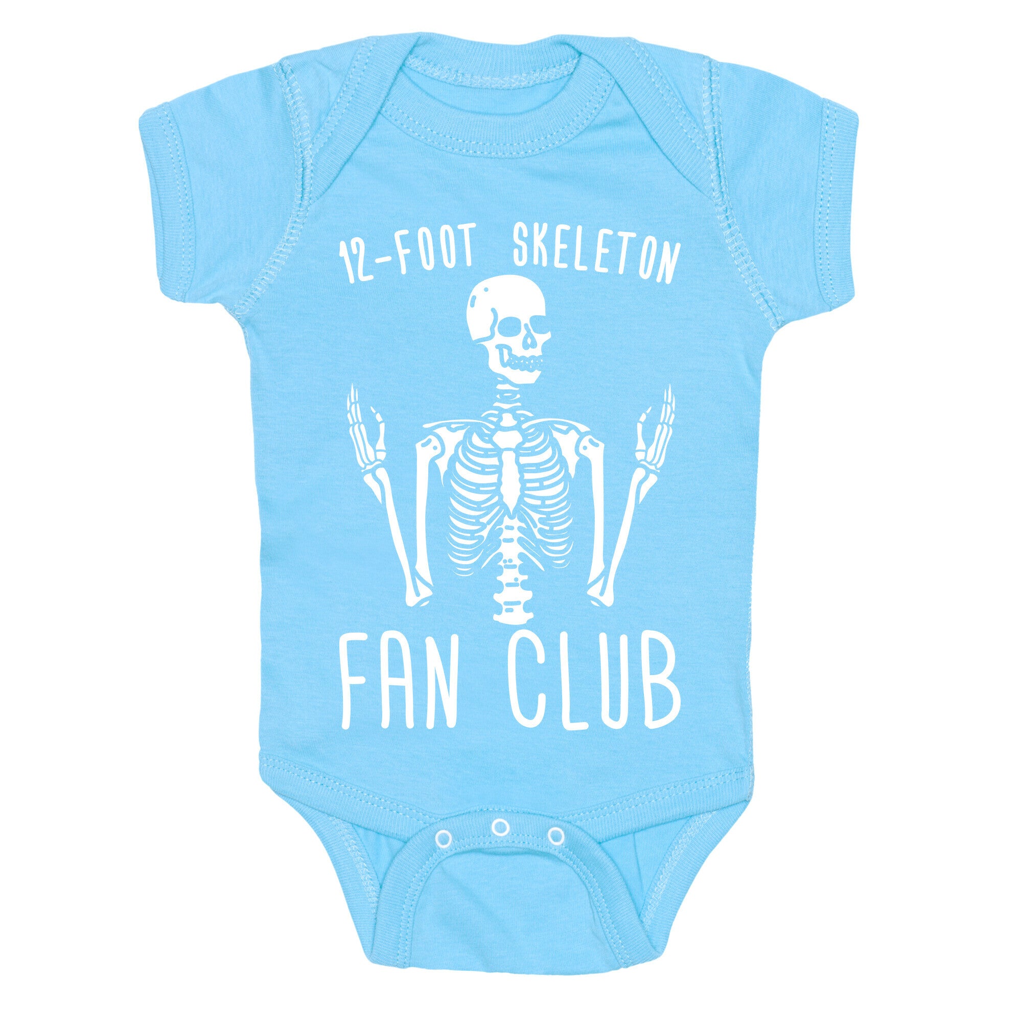 12-Foot Skeleton Fan Club Baby One Piece