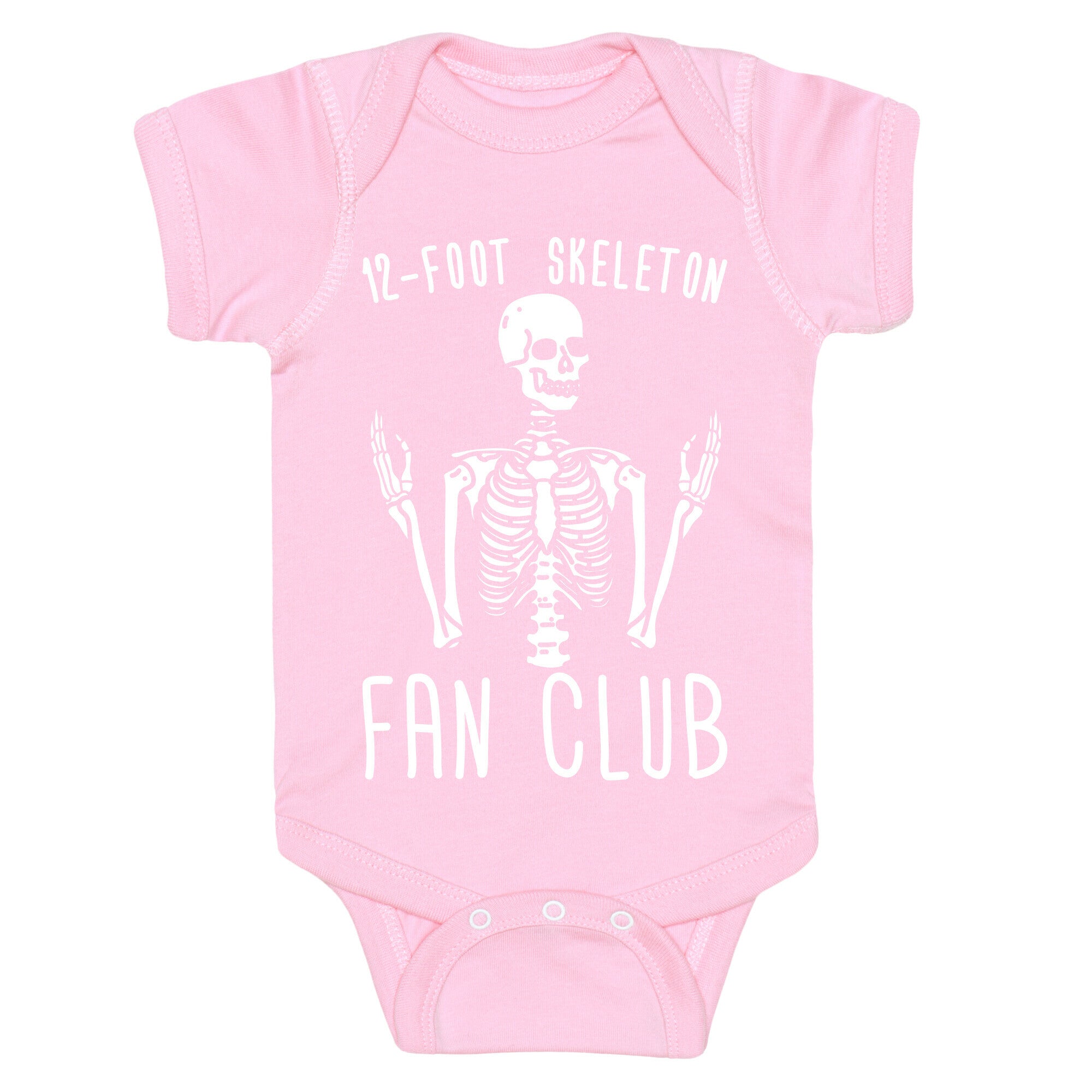12-Foot Skeleton Fan Club Baby One Piece