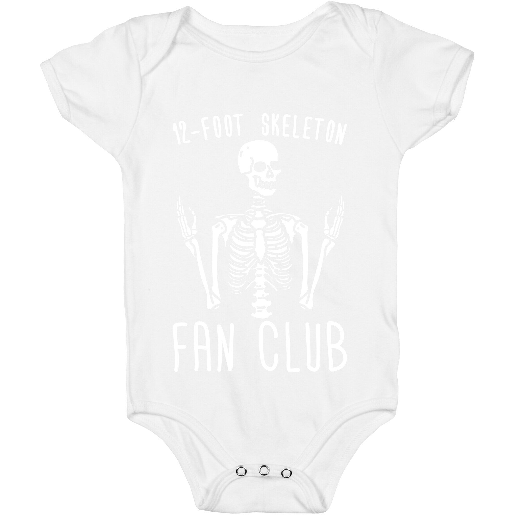 12-Foot Skeleton Fan Club Baby One Piece